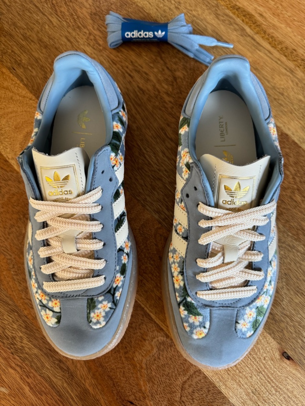 Adidas Floral Sambae X Liberty London Shoes NWOT - Picture 2 of 10